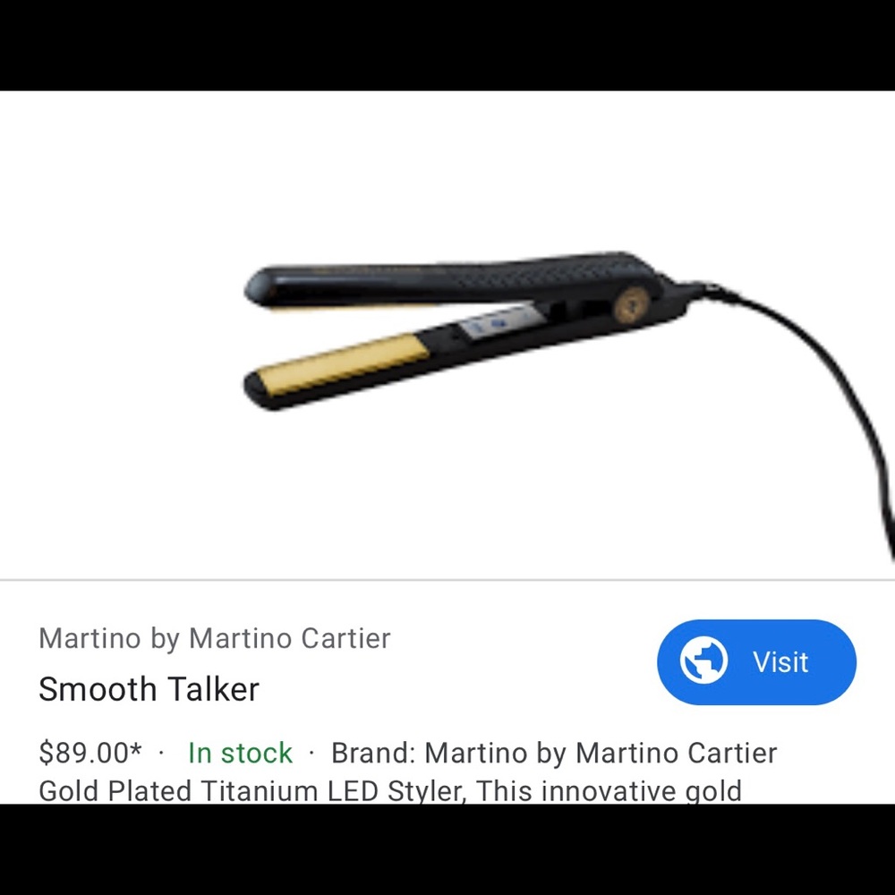 MARTINO CARTIER FLAT IRON